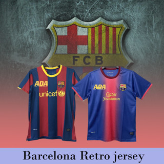 เสื้อกีฬาแขนสั้น ลายทีมชาติฟุตบอล Barcelona 10 11 12 13 ไซซ์ S - 2XL ชุดเหย้า สําหรับผู้ชาย