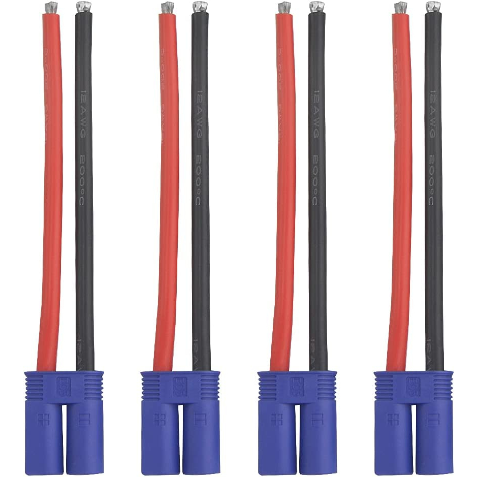 Ec5 สายเคเบิลเชื่อมต่อแบตเตอรี่ลิเธียม EC5 ตัวผู้ ตัวเมีย EC5 10AWG