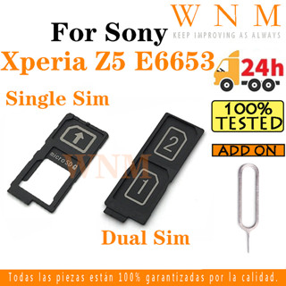 อะแดปเตอร์ช่องใส่ซิมการ์ด SD แบบเปลี่ยน สําหรับ Sony Xperia Z5 E6653 E6603 E6683