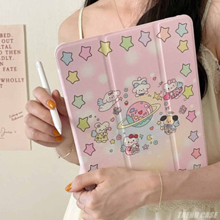 SANRIO เคสแท็บเล็ต ลายการ์ตูนคิตตี้ สําหรับ Ipad Air 3 4 5 Mini 6 Pro 2018 2021 11 12.9 นิ้ว Ipad 5 6 10 Generation 9.7 10.9