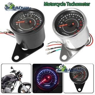 【MJMOTO】RPM Meter 12V UNIVERSAL เครื่องวัดความเร็วรอบมอเตอร์ไซด์ LED แบ็คไลท์ 13K RPM ปรับเปลี่ยนมิเตอร์ RPM ได้