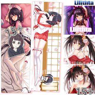 ปลอกหมอน ลายการ์ตูนอนิเมะ Dakimakura DATE·A·LIVE Tokisaki Kurumi DATE A LIVE Game ปลอกหมอนบอดี้ ปลอกหมอน ทําเอง