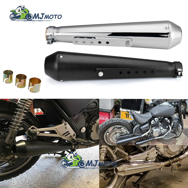 【MJMOTO】ท่อไอเสียรถจักรยานยนต์ สไตล์เรโทร สําหรับ CG125 GN125 Cb400ss Sr400 EN125 XL883 1200