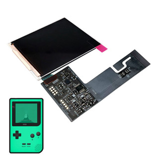 ใหม่เปลี่ยนชุดหน้าจอ LCD IPS สำหรับ GBP IPS 36 Retro Pixel หน้าจอแบ็คไลท์สีสำหรับ Gameboy Pocket IPS Gaming Screen