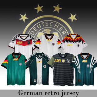 เสื้อกีฬาแขนสั้น ลายทีมชาติฟุตบอล Germany 1992 1994 96 97 1998 14 15 2016 คุณภาพสูง สําหรับผู้ชาย ไซซ์ S-2XL