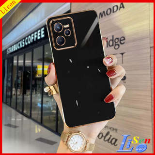 เคส Realme C35 C55 C33 C30 C30S C20 C11 2021 C21Y C25Y เคสโทรศัพท์มือถือ ขอบตรง ป้องกันเลนส์ สําหรับ ZBB