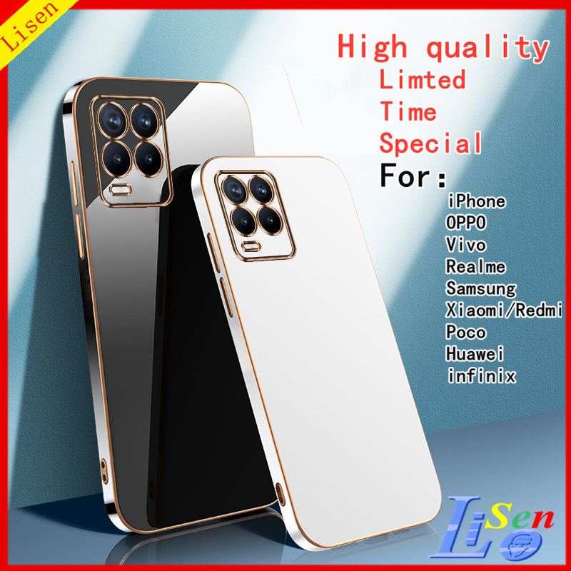 เคส Realme 8 เคส Realme 8 5G / 6 / 6 Pro / 5 Pro / C3 / 6i เคส Realme 5i เคสโทรศัพท์มือถือ แฟชั่น สําหรับ เคสโทรศัพท์มือถือ ขอบตรง สําหรับ ZBB