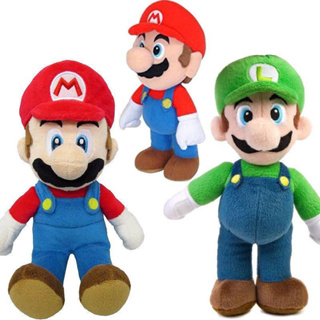 ตุ๊กตา Super Mario Bros Luigi Characters ขนาด 30 ซม. เหมาะกับของขวัญ ของเล่นสําหรับเด็ก