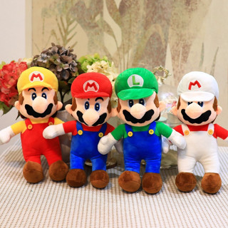 ซูเปอร์มาริโอ้ Bros. ขนาด 30 ซม. ของเล่นตุ๊กตา Mario and Luigi สูง 9.8 นิ้ว