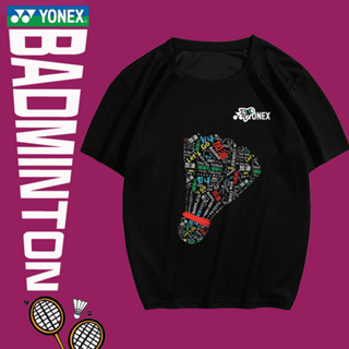 Yonex เสื้อแบดมินตัน แขนสั้น ระบายอากาศ แห้งเร็ว สําหรับผู้ชาย ผู้หญิง แข่งแบดมินตัน