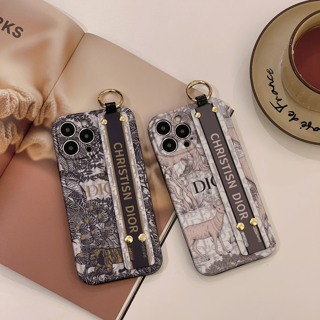 หรูหรา DIO สายรัดข้อมือเคสโทรศัพท์สําหรับ iphone 15 Pro Max 14 Pro Max 11 Pro Max 13 Pro Max i13 13pro 12Pro 12 Pro Max ฝาครอบป้องกัน