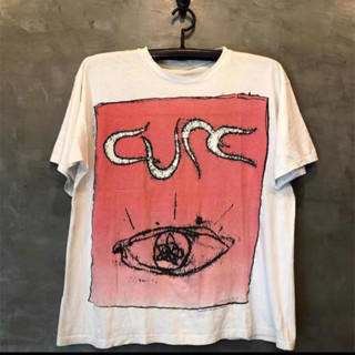 เสื้อยืดแขนสั้น พิมพ์ลาย The Cure The Cure Healing Band Street Rock สไตล์วินเทจ เรโทร สวยงาม สําหรับผู้ชาย