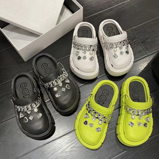 รองเท้าแพลตฟอร์ม ส้นสูง Crocs แฟชั่นฤดูร้อน สําหรับสตรี 2023