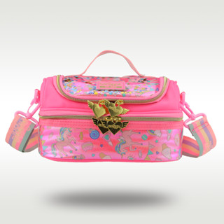 ออสเตรเลีย smiggle ของแท้ กระเป๋าอาหารกลางวัน เด็กผู้หญิง ที่มีสีสัน ยูนิคอร์น กระเป๋าสะพายข้าง กระเป๋าถือ ปิกนิก กล่องอาหารกลางวัน กระเป๋าสะพายไหล่ 9 นิ้ว