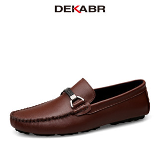 ธันวาคม ฤดูร้อนรองเท้าไม่มีส้นผู้ชายแบรนด์หรูรองเท้าหนังนิ่ม…