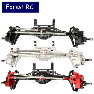 Forestrc เพลาโลหะ CNC ด้านหน้า และด้านหลัง พร้อมเมาท์เซอร์โว สําหรับอัพเกรดรถไต่หินบังคับ 1/10 Axial Capra 1.9 UTB AXI03004 AXI03000T1 T2 Buggy F9