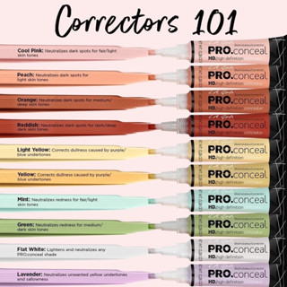 LA Girl HD Pro Concealer la girl คอนซีลเลอร์ la girl corrector la girl pro concealer La girl pro concealer คอนซีลเลอร์สีส้ม color corrector คอเรคเตอร์