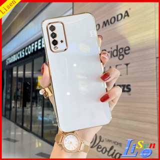 เคส Redmi 9T 12C 10 5G 10C 10A 9A เคสโทรศัพท์มือถือ ขอบตรง ป้องกันเลนส์ สําหรับ ZBB