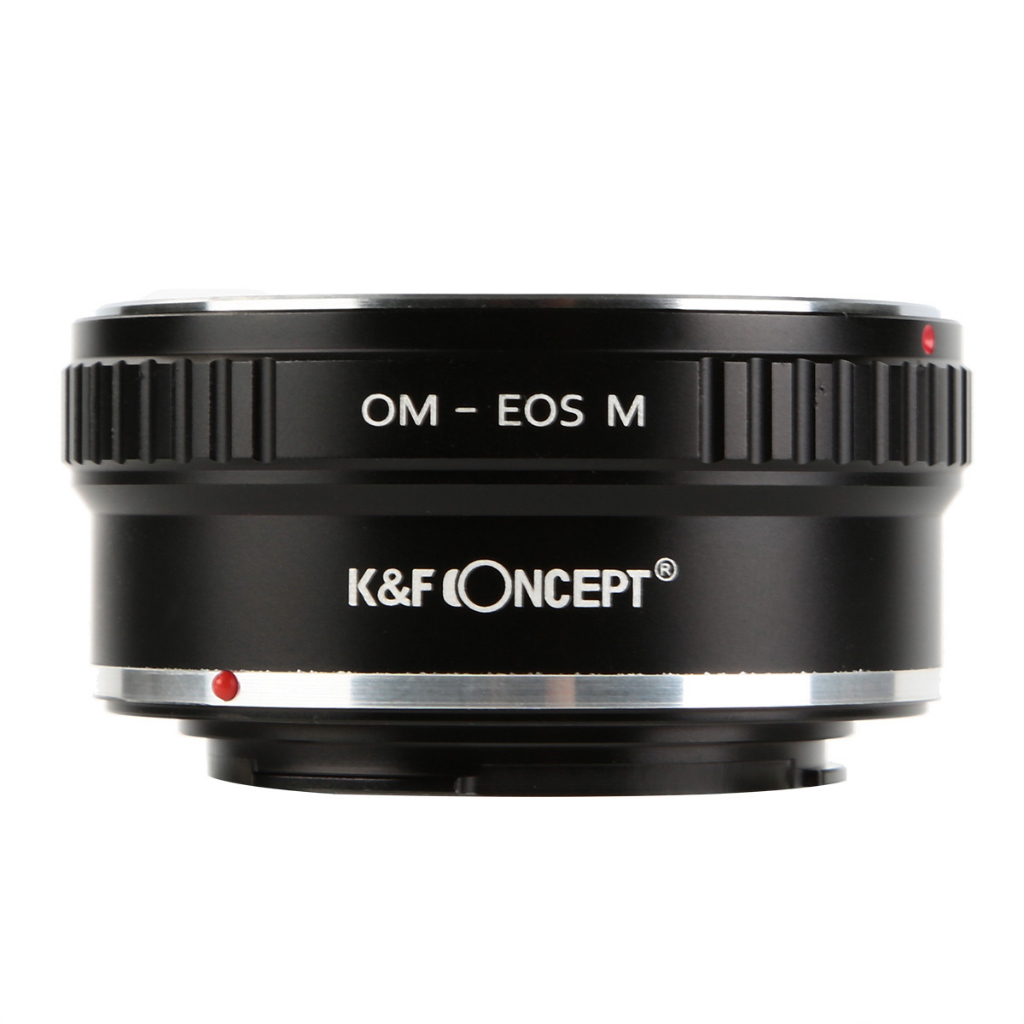K&amp;f อะแดปเตอร์เลนส์ สําหรับเลนส์เมาท์ Olympus OM เป็นกล้อง Canon EOS M M10 M100