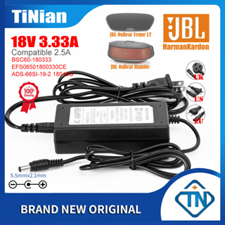 อะแดปเตอร์พาวเวอร์ซัพพลาย 18V 3.33A 2.5A AC DC สําหรับลําโพงบลูทูธไร้สาย JBL OnBeat Venue LT &amp; OnBeat Rumble