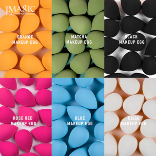 IMAGIC Spons Puff ฟองน้ำแต่งหน้ารูปไข่ เกลี่ยรองพื้นและคอนซีลเลอร์ให้เนียนกริบ