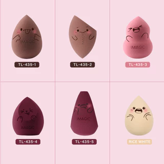 IMAGIC Spons Puff ฟองน้ำแต่งหน้ารูปไข่ เกลี่ยรองพื้นและคอนซีลเลอร์ให้เนียนกริบ