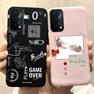 เคสโทรศัพท์มือถือ ผิวด้าน ลายหัวใจ สําหรับ OPPO A74 A95 4G 2021 A 95 CHP2365 A 74 4G