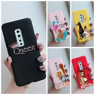 สําหรับ Vivo V17 Pro 1909 1910 เคสสีลูกกวาด ซิลิโคนนิ่ม กันกระแทก เคสด้านหลัง