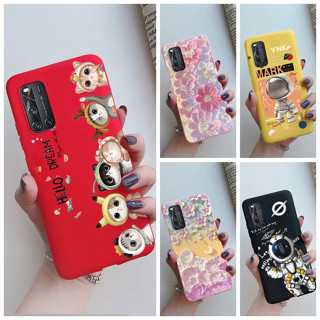 เคสโทรศัพท์มือถือ ซิลิโคนนิ่ม ลายการ์ตูนดอกไม้น่ารัก สีแคนดี้ สําหรับ Vivo V19 VivoV19