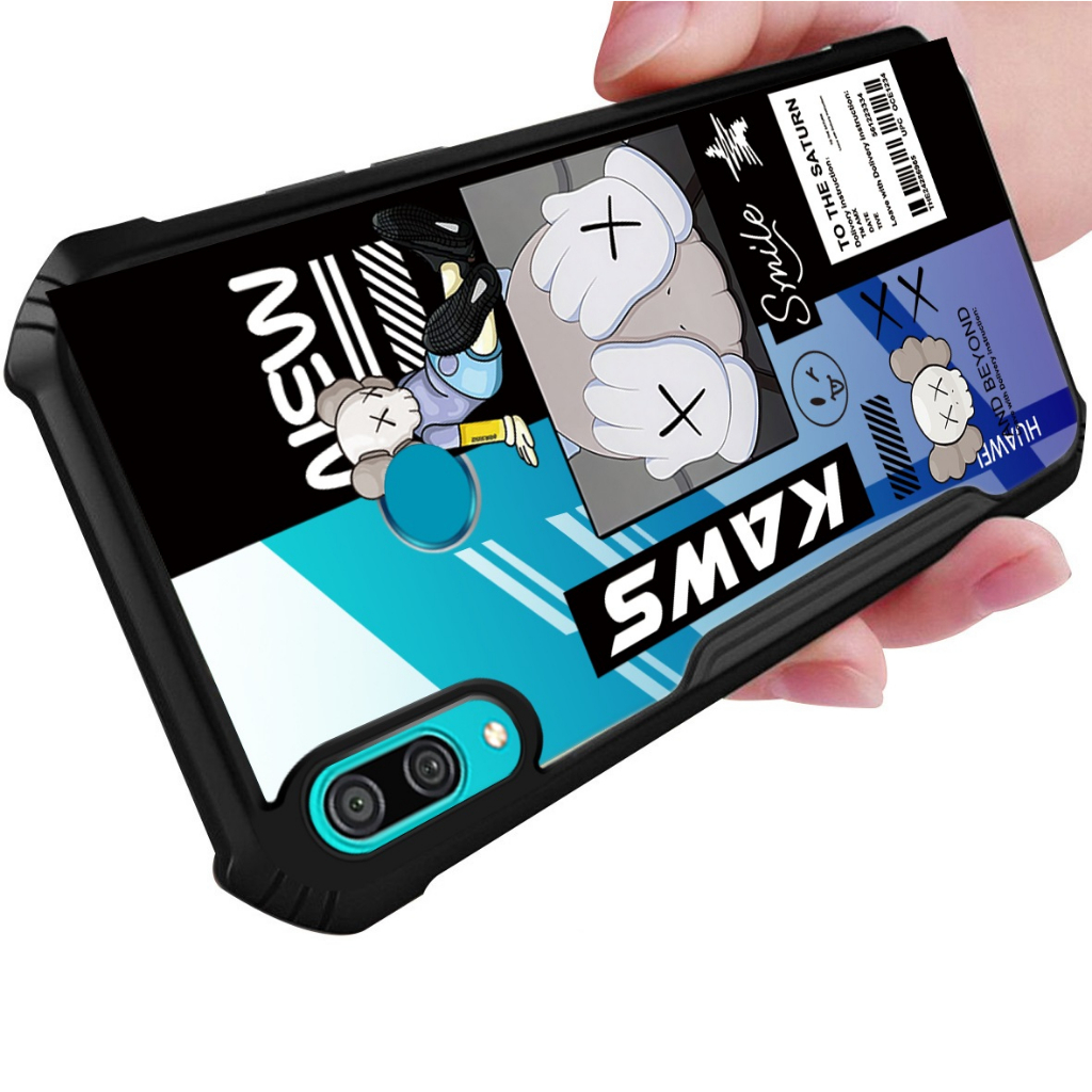 KAWS รูปแบบเคสโทรศัพท์สําหรับ Huawei Y7 Y9 Y6 Y5 Pro Prime 2019 Y5P Y6P Y7P Y8P Y7A Y9A Y9S P Samrt Z Honor 8A 9X Pro 9S Plus กรณีอะคริลิค