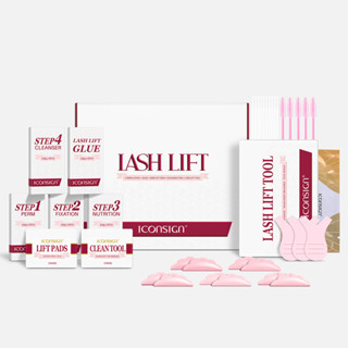 ICONSIGN ชุดยกขนตา ชุดยกขนตา 5-8 นาที Quick Lash Perm เครื่องมือแต่งหน้าขนตา