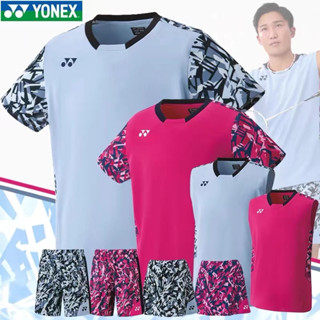 เสื้อกีฬาแบดมินตัน แขนสั้น แบบแห้งเร็ว ลายทีมชาติญี่ปุ่น New Yonex All England สําหรับผู้ชาย และผู้หญิง