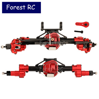 Forestrc ชุดเพลาอลูมิเนียมอัลลอย CNC สําหรับรถไต่หินบังคับ สเกล 1/10 Axial RR10 Wraith 90074 SCX10 Redcat