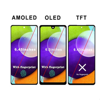 ของแท้ หน้าจอสัมผัส LCD OLED TFT สําหรับ Samsung Galaxy A52s 5G A528B A528B DS A528