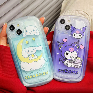 เคสโทรศัพท์มือถือแบบนิ่ม กันกระแทก ลายการ์ตูน Kulomi Cinnamoroll น่ารัก สําหรับ Samsung A52 A52S A12 M12 A72 A32 A23 5G 4G A04 M04 M13 4G F13 4G A14 5G 4G A34 5G A54 5G