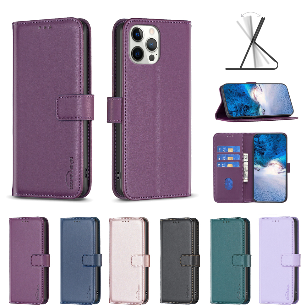 เคสโทรศัพท์มือถือหนังนิ่ม ฝาพับ พร้อมช่องใส่บัตร ตั้งได้ หรูหรา สําหรับ iPhone 6 7 8 Plus XR XS Max 11 Pro Max