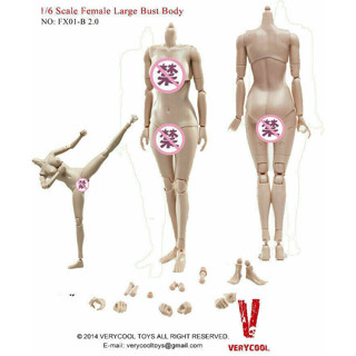 Verycool 1:6 โมเดลฟิกเกอร์ Suntan FX01B 12" ขนาดใหญ่สําหรับผู้หญิง
