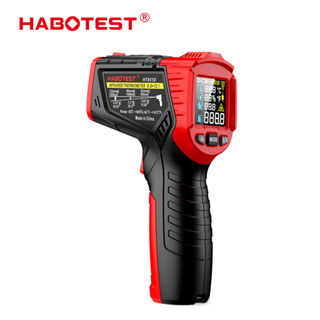 Habotest HT651D เครื่องวัดอุณหภูมิอินฟราเรด -50c-800c ดิจิทัลเลเซอร์ ไม่สัมผัส หน้าจอ LCD