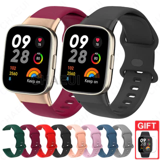 สายรัดซิลิโคนสร้อยข้อมือสายนาฬิกาสําหรับ Redmi Watch 4 3 Active / Redmi Watch 6 5 Active Lite