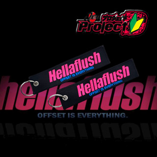 Hellaflush พวงกุญแจแท็ก พวงกุญแจ สําหรับรถยนต์ รถจักรยานยนต์ พวงกุญแจ ที่ใส่เครื่องประดับแฟชั่น อุปกรณ์เสริม