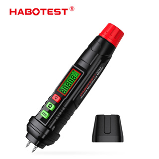 Habotest HT65 เครื่องตรวจจับความชื้น ซีเมนต์ ปูน มะนาว ยิปซั่ม คอนกรีต ขนาดเล็ก พร้อมจอแสดงผล LCD มีไฟแบ็คไลท์