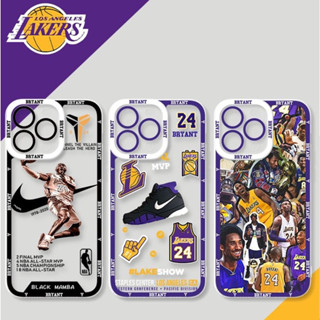 เคสโทรศัพท์มือถือแบบใส ลายบาสเก็ตบอล NBA Star Kobe สําหรับ iPhone 14 Pro Max 13 12 Mini 11 XS XR X 8 7 Plus 6S 6 SE