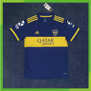 เสื้อกีฬาแขนสั้น ลายทีมชาติฟุตบอล Boca Juniors ทีมเหย้า 2020 2021