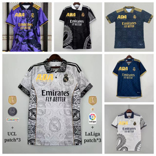 เสื้อกีฬาแขนสั้น ลายทีมฟุตบอล Real M MCF Special Edition Dragon ไซซ์ S-2XL สําหรับผู้ชาย