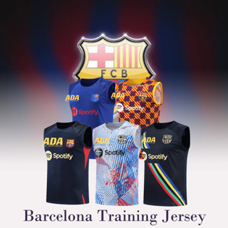 เสื้อกีฬาแขนสั้น ลายทีมชาติฟุตบอล Barcelona 23-24 ชุดเหย้า คุณภาพสูง สําหรับผู้ชาย