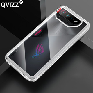 เคสโทรศัพท์มือถือ ขอบซิลิโคนนิ่ม ใส กันกระแทก หรูหรา สําหรับ Asus ROG Phone 7 Ultimate A3