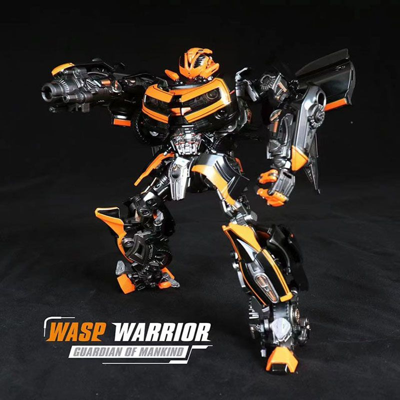 พร้อมส่ง โมเดลหุ่นยนต์รถยนต์ Bumblebee WW01B King Kong สีดํา Ww01