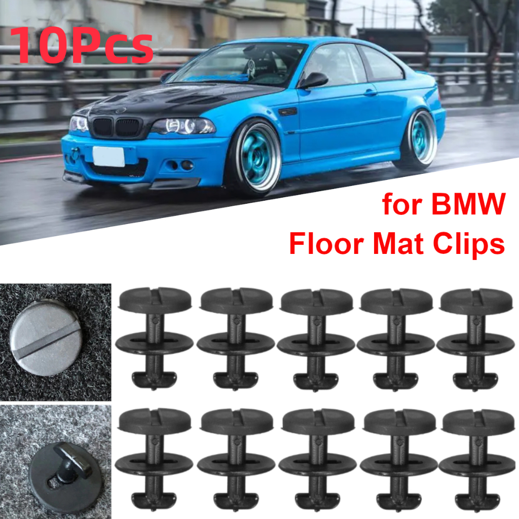 คลิปล็อคพรมปูพื้นรถยนต์ 4/10 ชิ้น 82119410191 สําหรับ BMW E36 E46 E38 E39 X3 X5 M3 M5 3 5 7 Series