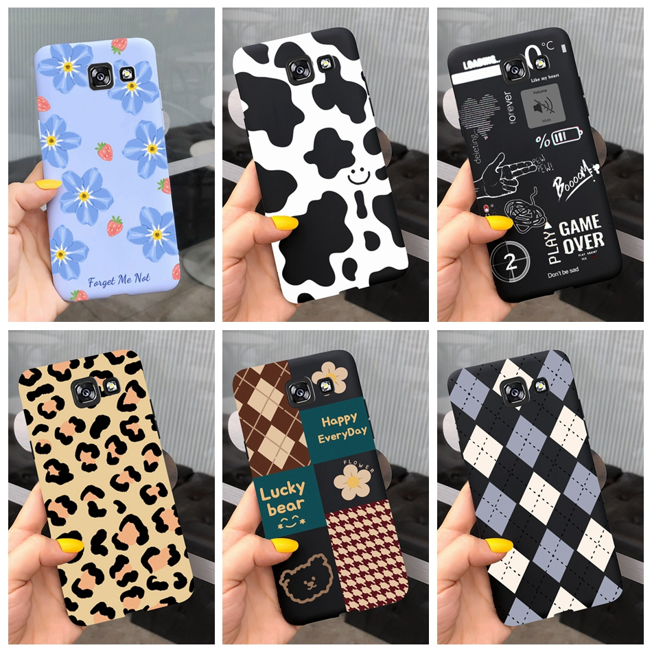 เคสโทรศัพท์ซิลิโคน TPU แบบนิ่ม พิมพ์ลายน่ารัก สําหรับ Samsung Galaxy A5 (2017) SM-A520F A5 (2016) SM-A510F