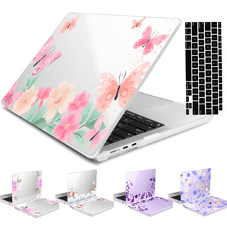 เคส สําหรับ MacBook A2779 A24442 A2338 A2337 Air 13.6 นิ้ว A2681 M1 M2 (2020 2023 version) Air Pro 13 14 A2179 A2251 A1706 A1708 A1466 A1369 A1932 2019/18